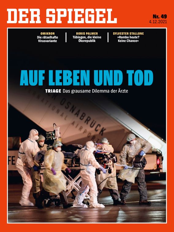 Der Spiegel cover story on triage