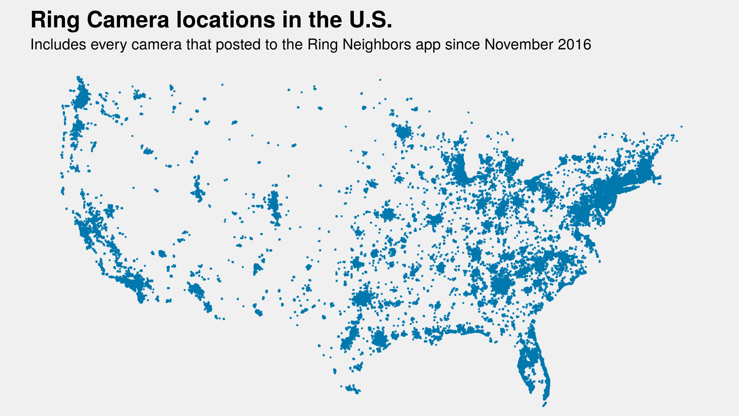 Ring Cameras in the US