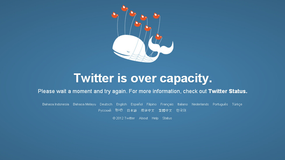 The fail whale