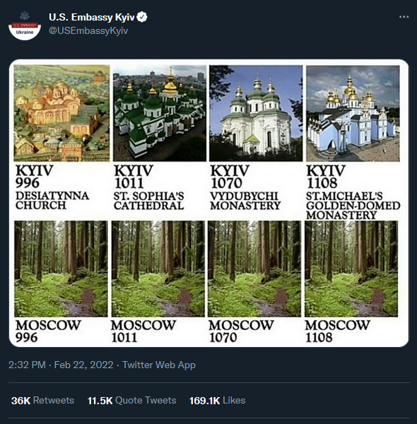 Propaganda from the US Embassy in Kiev